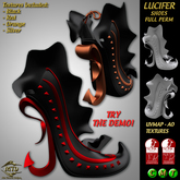 LUCIFER SHOES - SLINK PHYS & HOURGL - MESH - FULL PERM