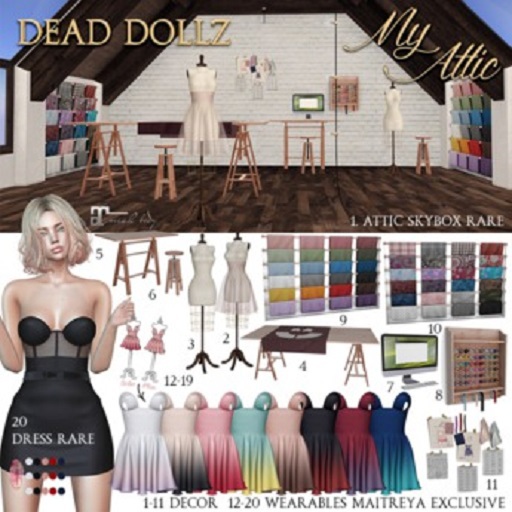 Dead Dollz - My Attic - Studio Skybox (RARE)