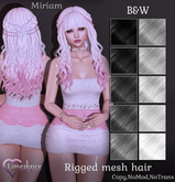 {Limerence} Miriam hair-B&W