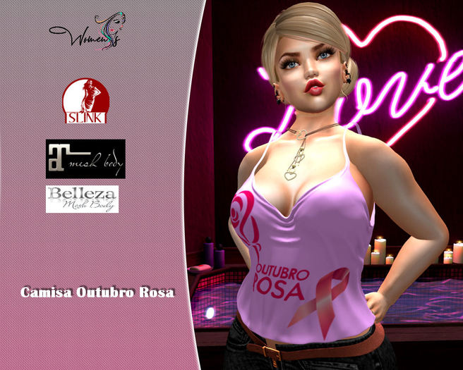 [WOMEN'S]  - Camisa Outubro Rosa