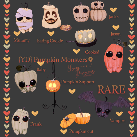 {YD} Pumpkin Monsters - Vampire RARE