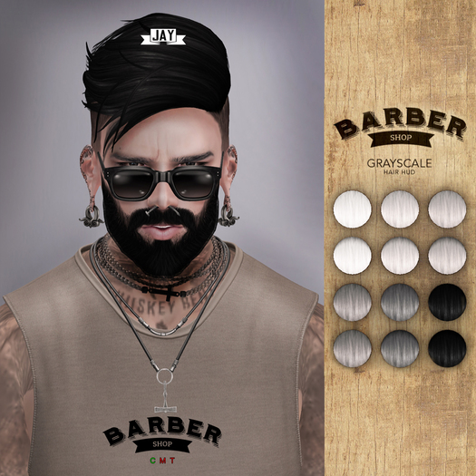 Barber Shop / Jay / Grayscale (WEAR)