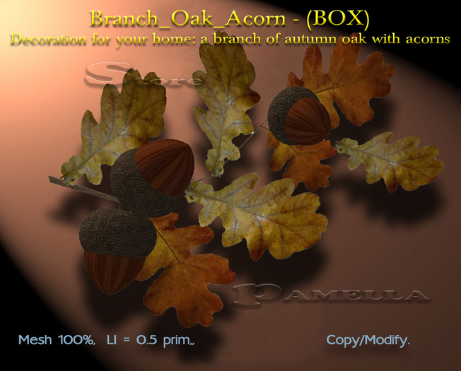 Branch_Oak_Acorn - (BOX)