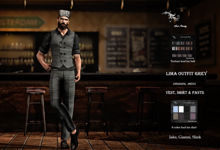 ***NEW*** Soul Identity Lima Outfit GREY Boxed