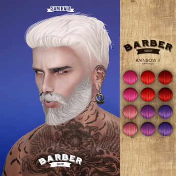Second Life Marketplace Barber Shop Owen Rainbow Ii Wear