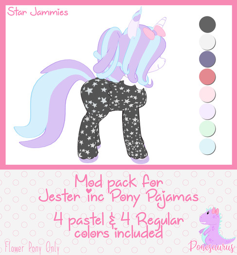 {Ponesaurus} Star Jammies Mod Pack