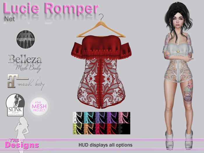 Lucie Romper With Hud Net