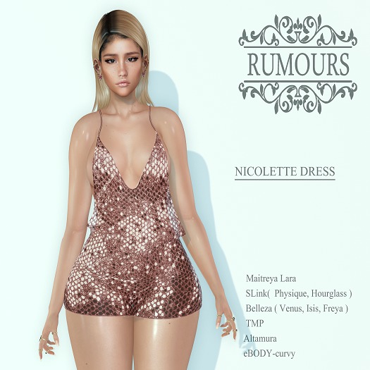 [RUMOURS] NICOLETTE DRESS FATPACK