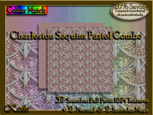 Charleston Sequins Pastel Combo Textures