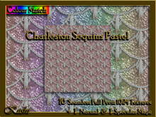 !Kushi! CharlestonSequinsPASTEL Textures -WEAR TO UNPACK