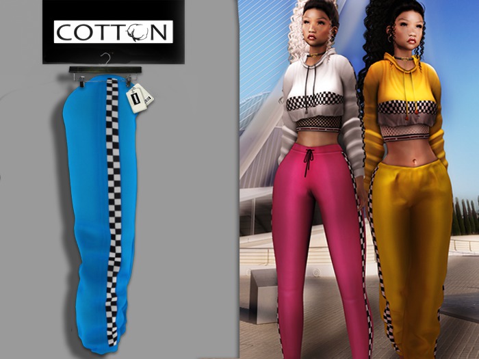 :C:Cotton : Pants2  Mae (blue)