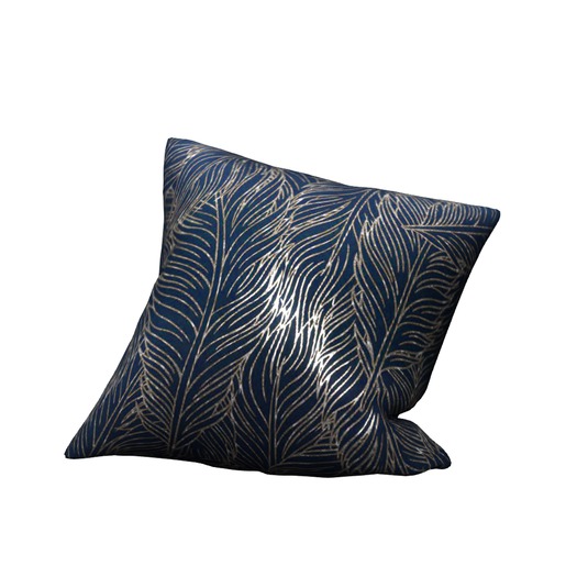 Second Life Marketplace Pomegranate Gilded Feathers Pillow Blue