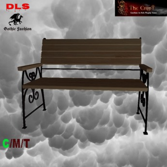 Second Life Marketplace - Old Park bench w Sit pose boxed