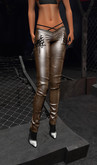 P239 MONOLITH leather pants brown