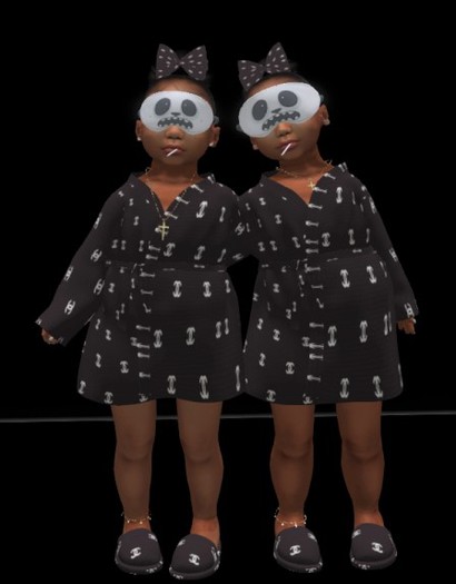 Black CC Robe Set (TDB)