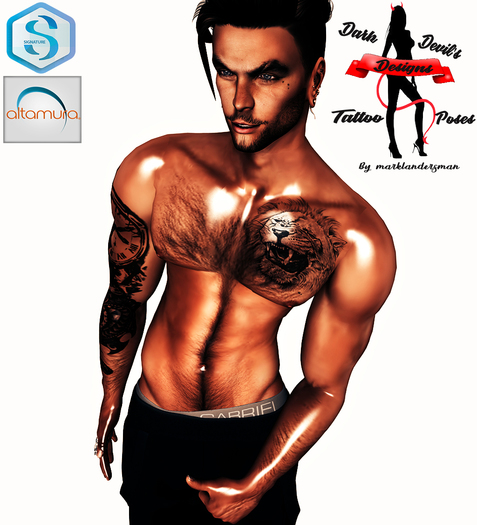 {Dark Devils Designs}Hours tattoo arms, body, back -Altamura, Signature(BOXED)