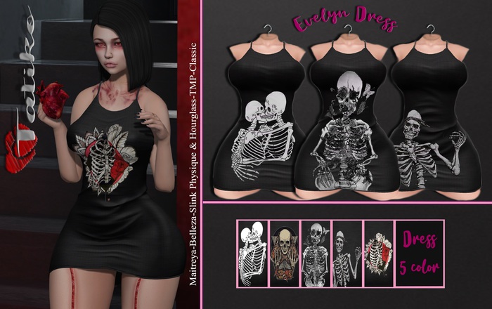 Tatiko - Evelyn Dress 5 color HUD