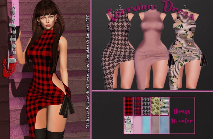 Tatiko -  Lorraine Dress 10 color HUD