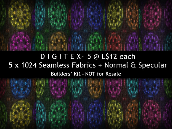 DIGITEX 5@L$12 ea Sweater Dots +Maps 2018