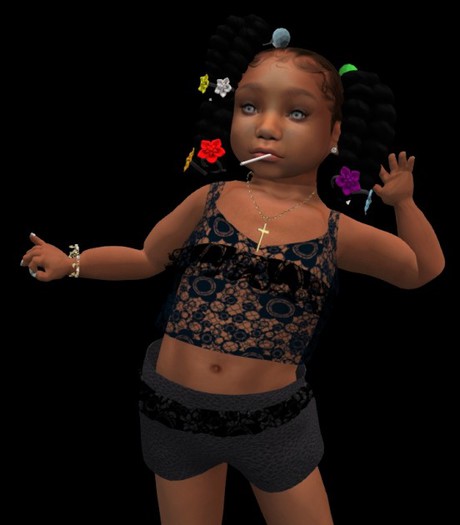PBR- In Da Club Leather & Lace Shorts Set(TDB)