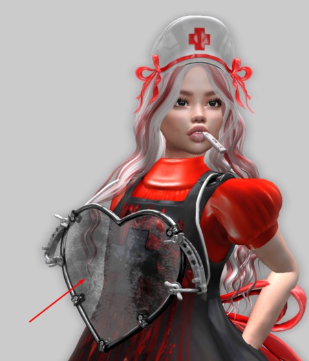 CUREMORE / Lovely Clinic / X-Ray Chestpiece / NOIR