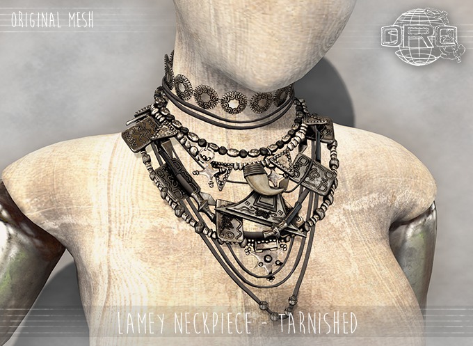 -DRD- Lamy Neckpiece - Tarnished Silver