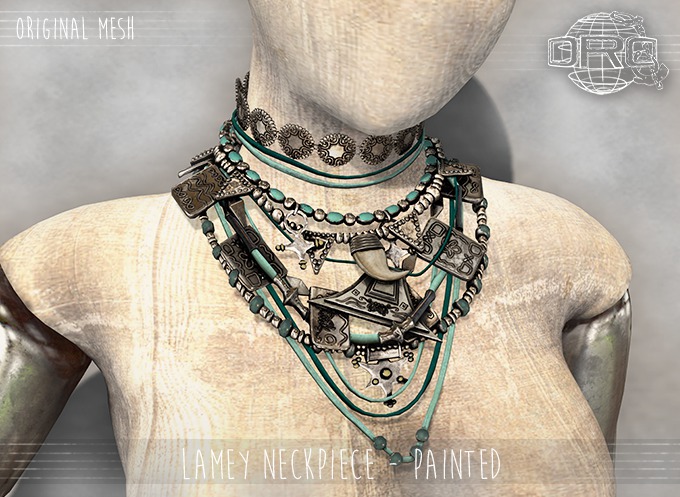 -DRD- Lamy Neckpiece - Painted Silver (add)