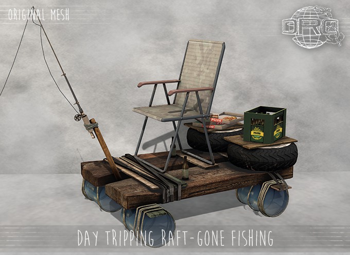-DRD- Day Tripping Raft - Gone Fishing