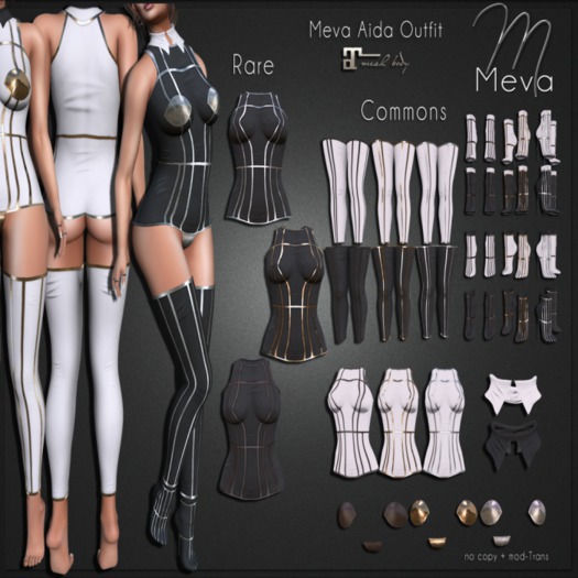 Meva Aida Boots White Gold Box