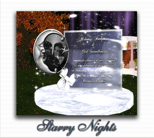 Wedding Invitation "Starry Nights" 