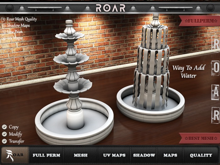 {::ROAR::} Fullperm Fountain #2062