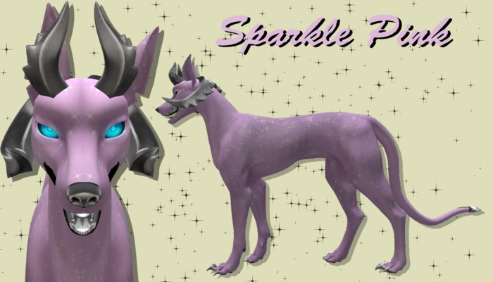 Sparkle Pink - Hellhund