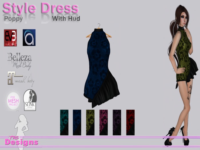 Style Dress With Hud Poppy