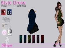 Style Dress With Hud Poppy