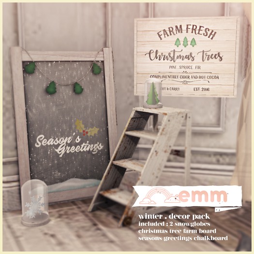 *. emm { mini winter decor pack }
