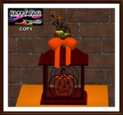 Halloween - Pumpkin Lantern Red