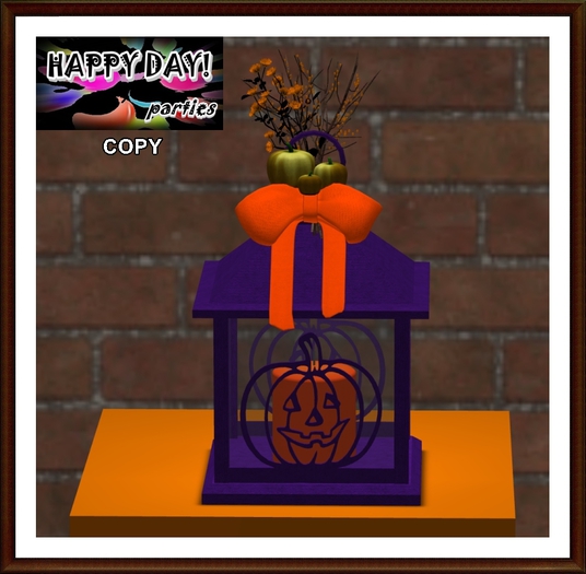 Halloween - Pumpkin Lantern Purple