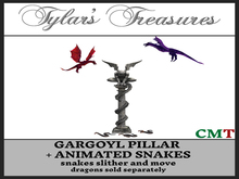 .:TT:.  GARGOYL PILLAR  + ANIMATED SNAKES box