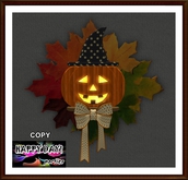 Halloween - Pumpkin Decor Wreath