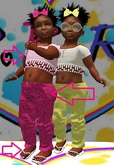 PBR- Princess Hazel Jeans Set(TDB)(hot pink)