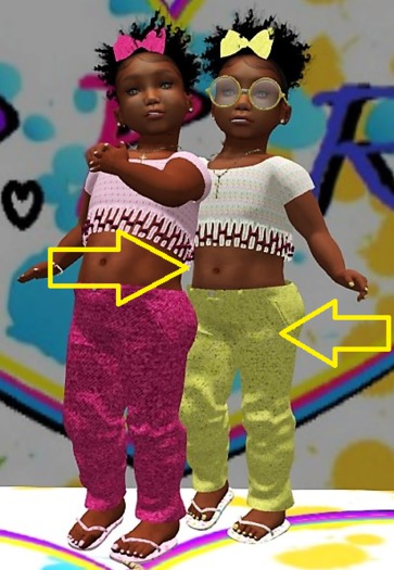 PBR- Princess Hazel Yellow Jean Set(TDB)