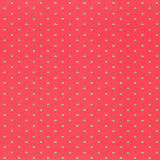 Constantine - Non seamless texture -Red Polka Green