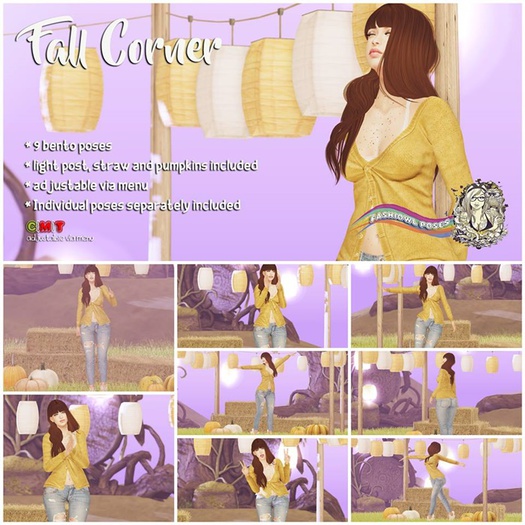 Fashiowl Poses - Fall Corner // BOX