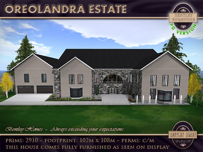 Oreolandra Estate + Furniture - PG Version by Bentley BOXED