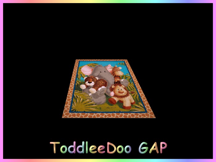 JUNGLE BABIES - NON-MESH RUG - 2.5X3