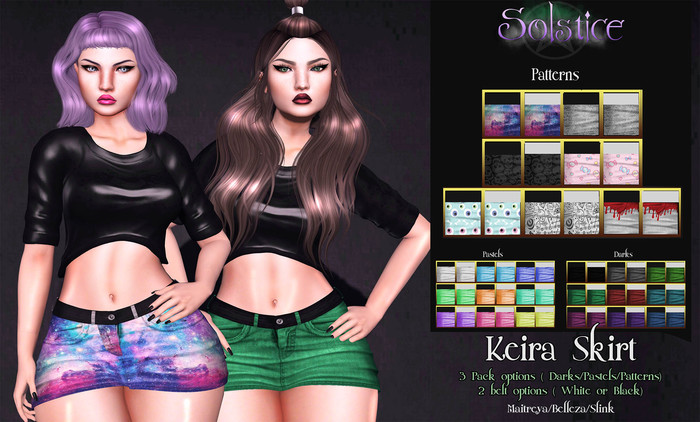 .::{Solstice}::. Keira Skirt-Patterns