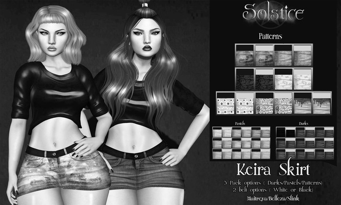 .::{Solstice}::. Keira Skirt DEMO