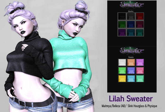 .::{Solstice}::. Lilah SweaterDarks