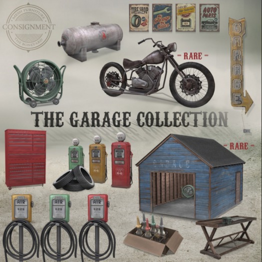 [Con.] The Garage Collection - (WEAR ME) Rat Rod Bike(Hud) RARE
