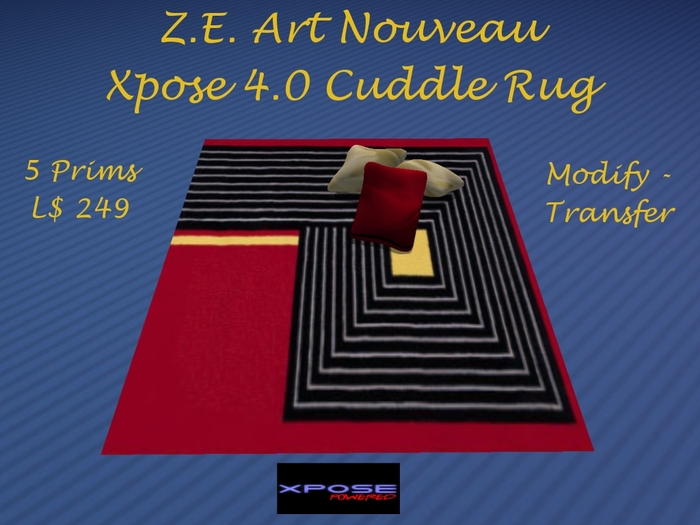 Z.E. Art Nouveau Cuddle Rug Xpose 4.0